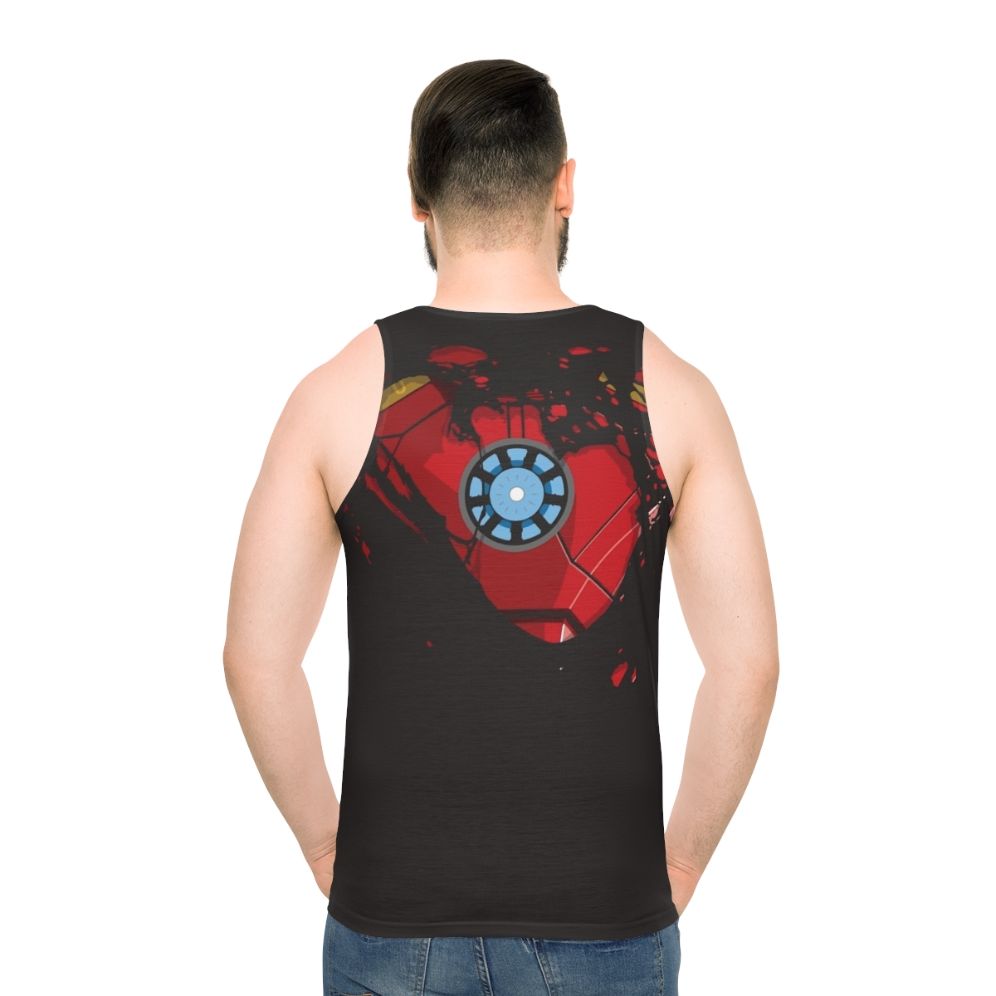 Ripped Reactor Unisex Marvel Comics Iron Man Superhero Tank Top