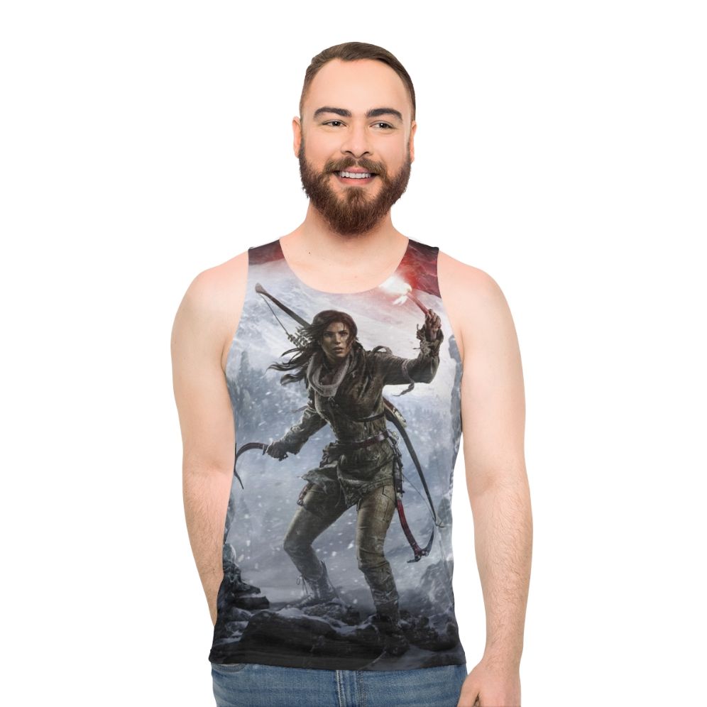 Rise Of The Tomb Raider Unisex Gaming Tank Top