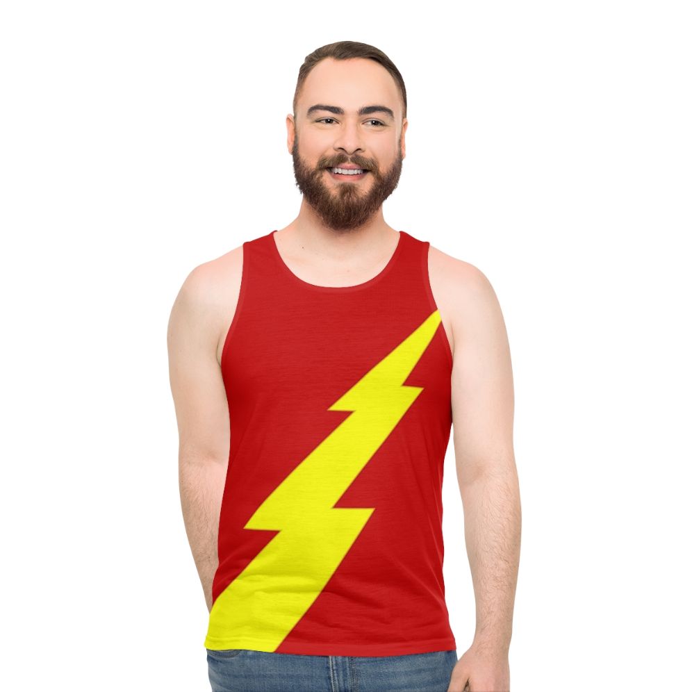 Rising Lightning Unisex Science Fiction Tank Top
