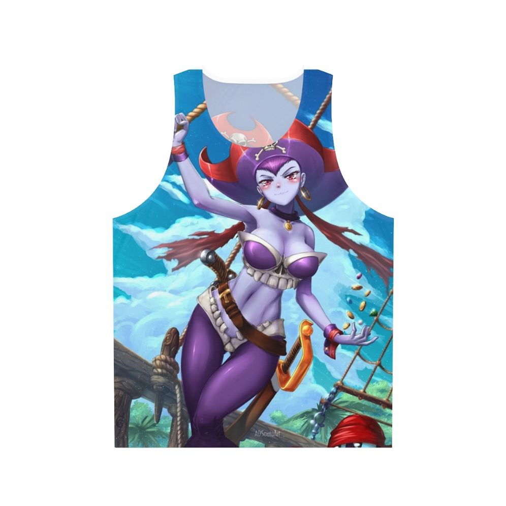 Risky Boots Pirate Queen Unisex Tank Top