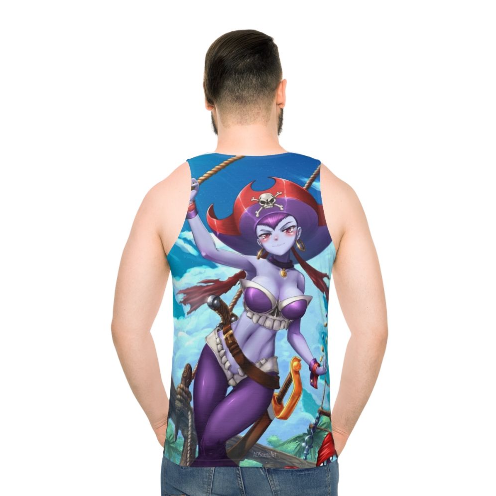 Risky Boots Pirate Queen Unisex Tank Top