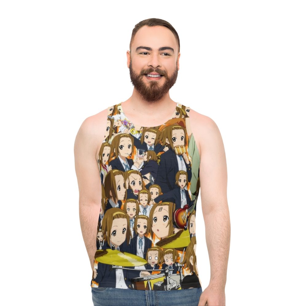 Ritsu from K-On anime character on a unisex tank top