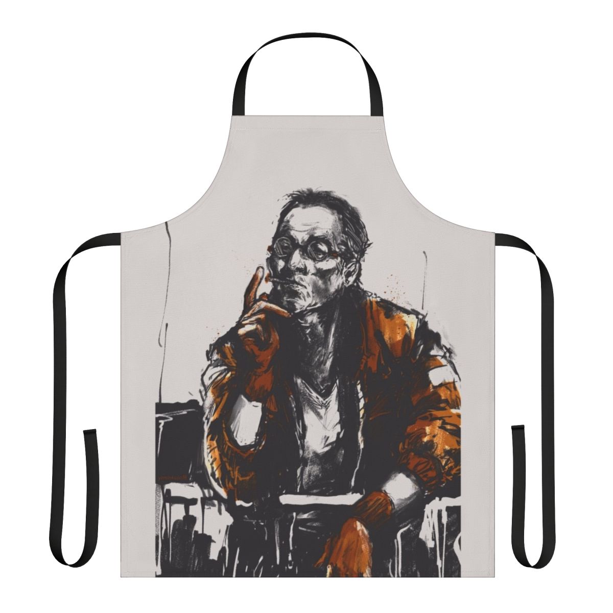 Ritual apron with Disco Elysium-inspired design