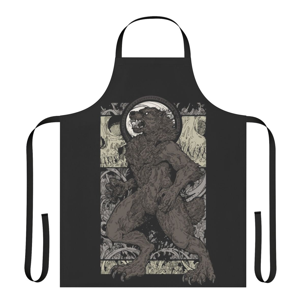 Ritual Werewolf Apron with Skull Design