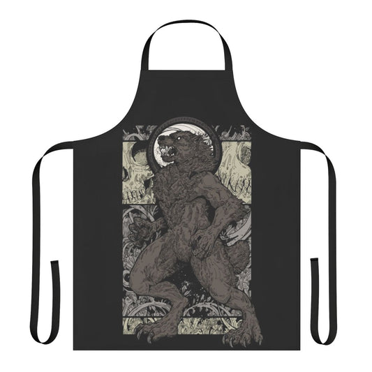 Ritual Werewolf Apron with Skull Design
