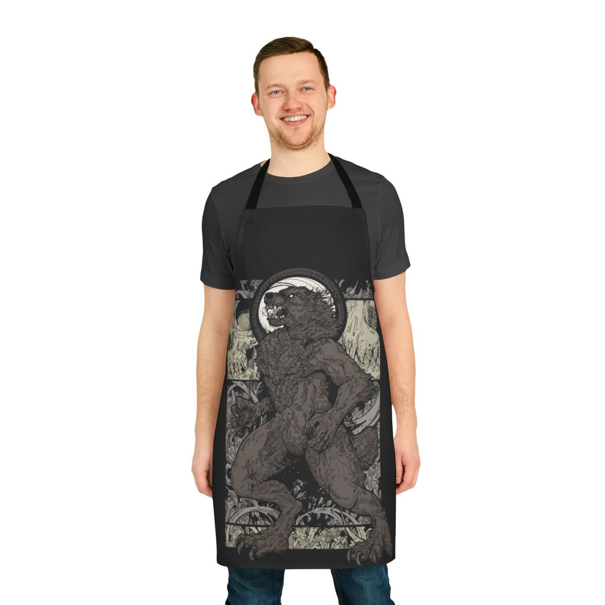 Ritual Werewolf Apron with Skull Design