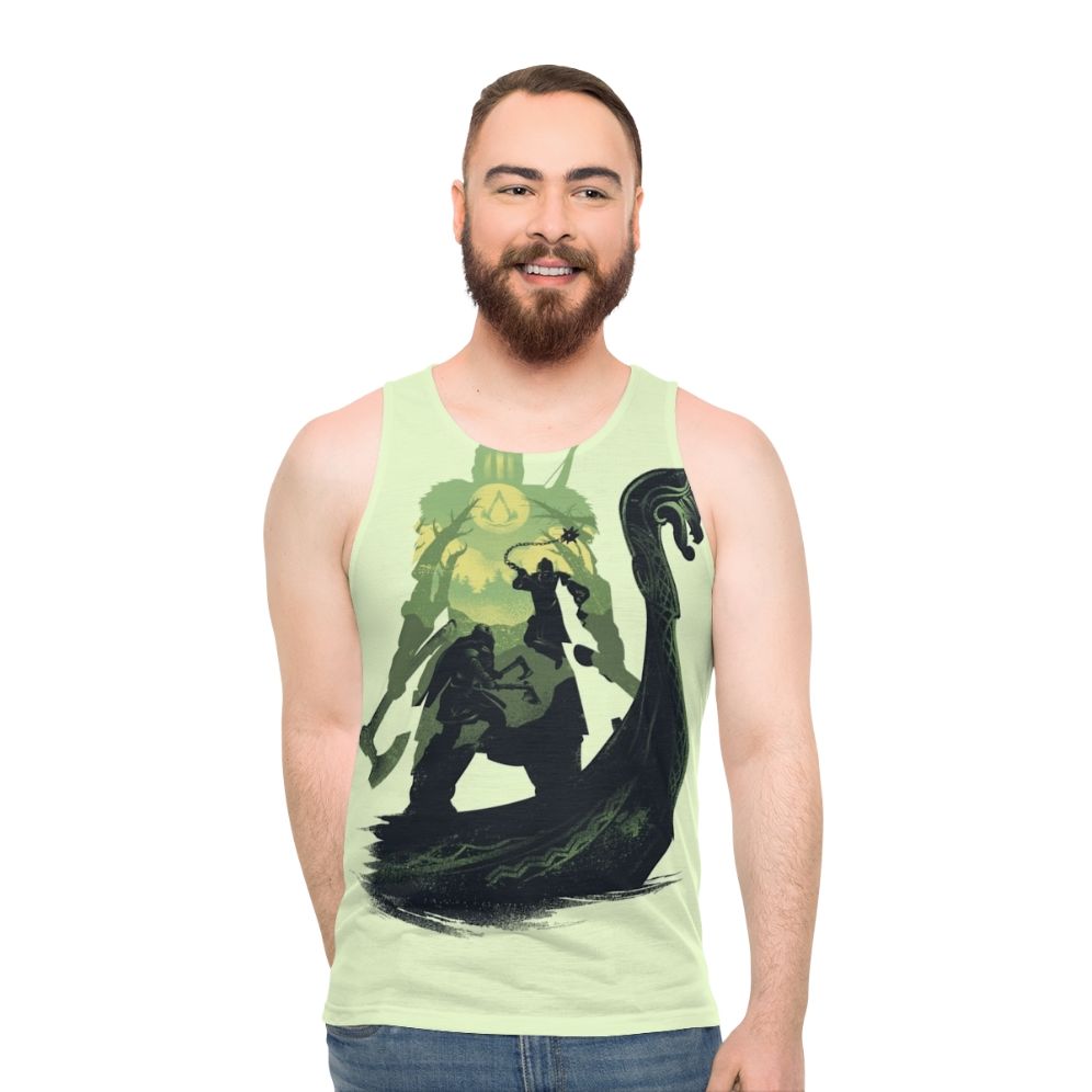 River Raid of Eivor Unisex Tank Top