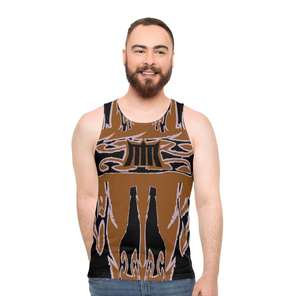 Riveted unisex tank top