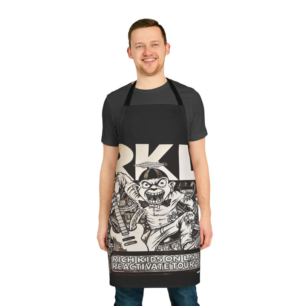 RKL-Inspired Apron with Thrash Metal Band Artwork