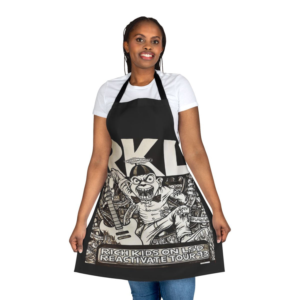 RKL-Inspired Apron with Thrash Metal Band Artwork