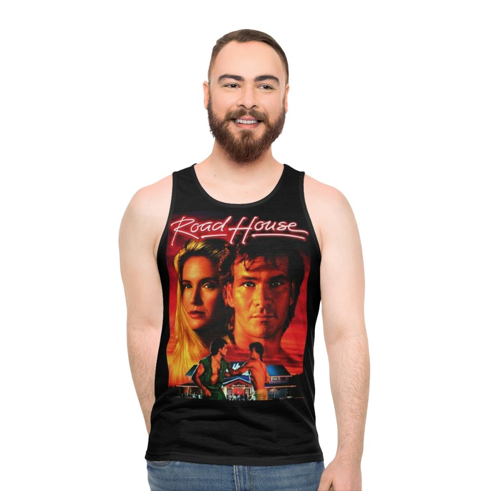 Roadhouse movie-inspired unisex tank top