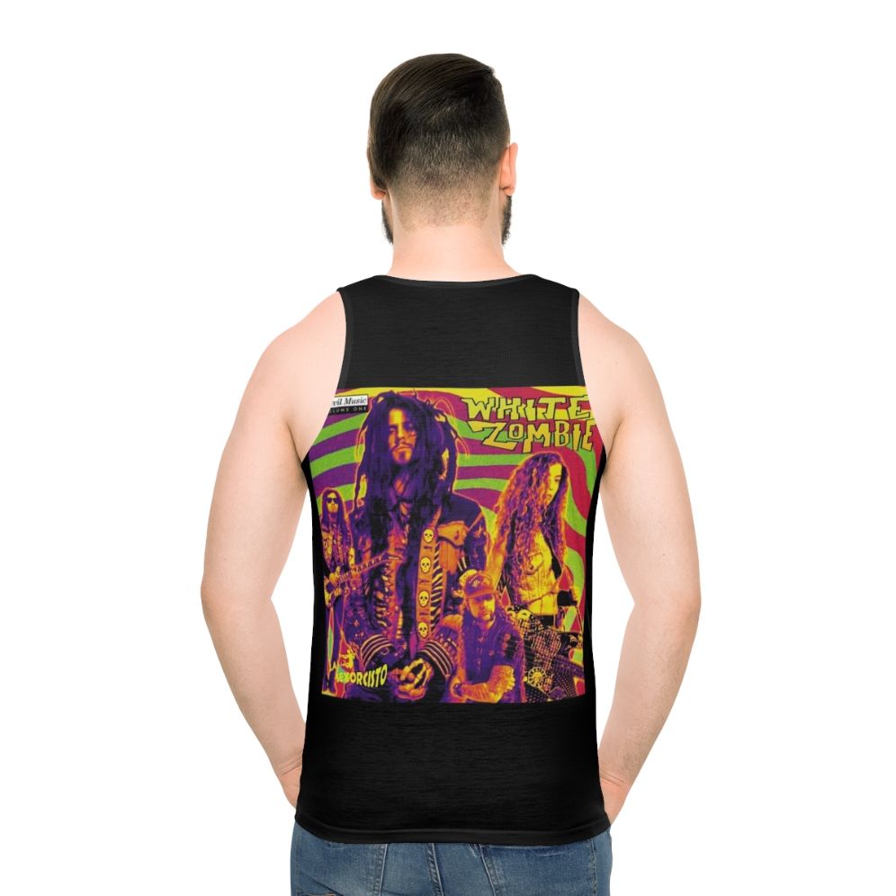 Rob Zombie inspired white unisex tank top