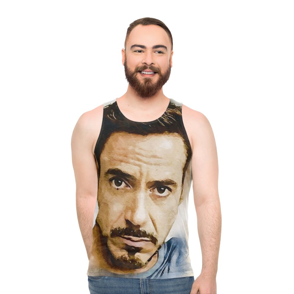Robert Downey Jr Tribute Unisex Tank Top