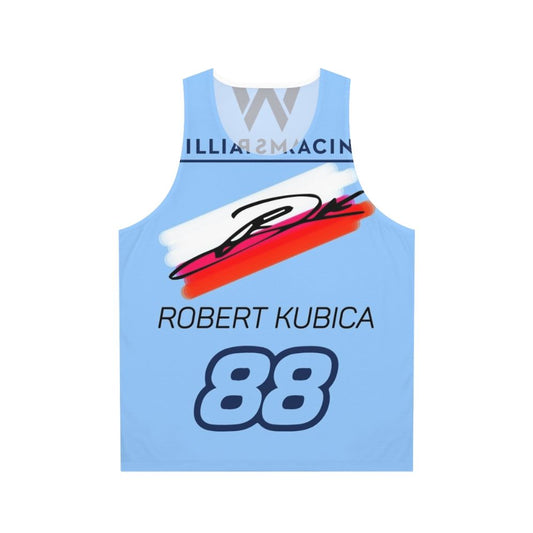 Robert Kubica Formula 1 Unisex Tank Top