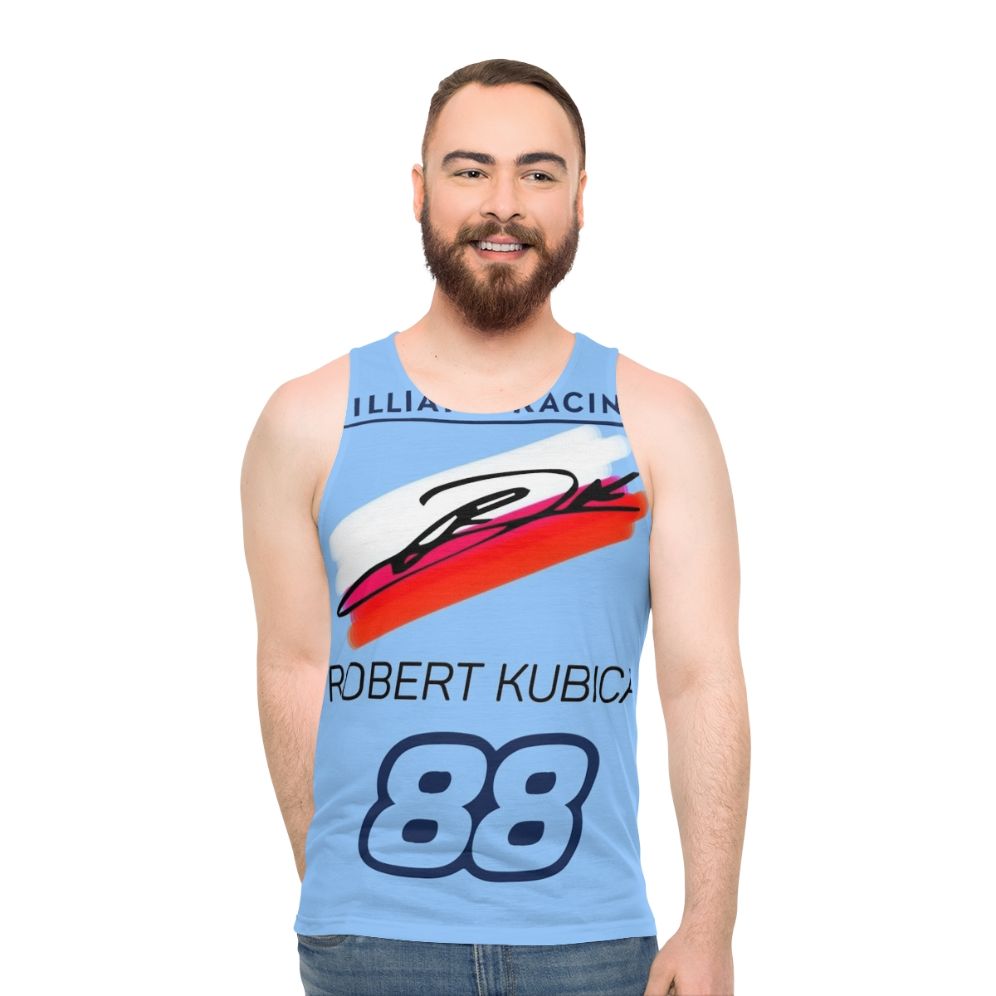 Robert Kubica Formula 1 Unisex Tank Top