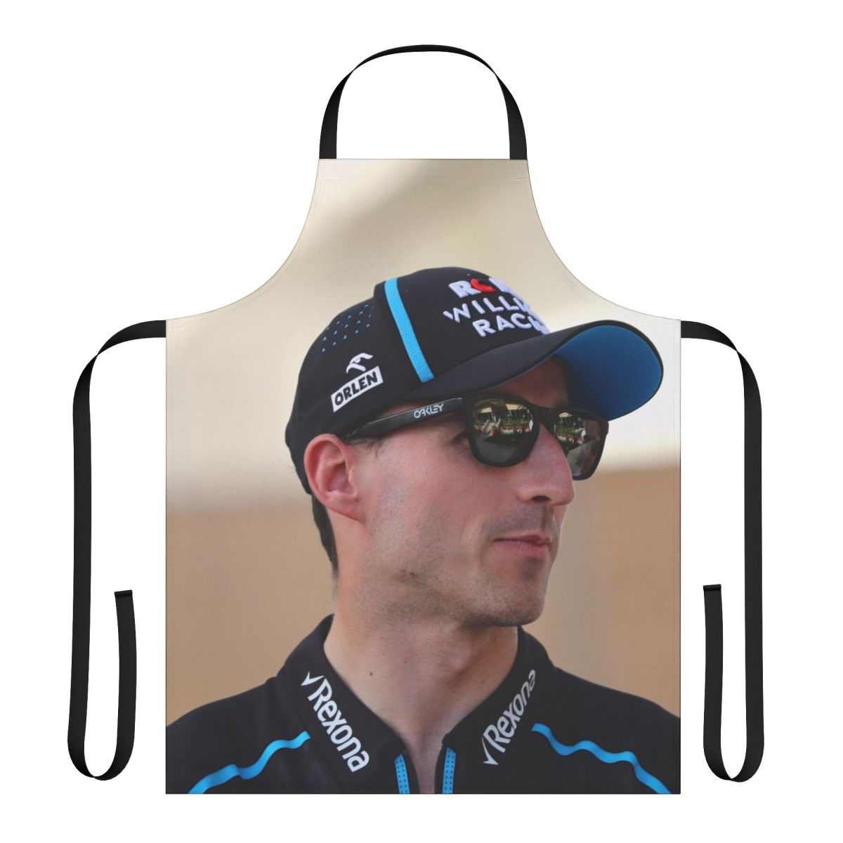 Robert Kubica inspired racing apron with motorsport design