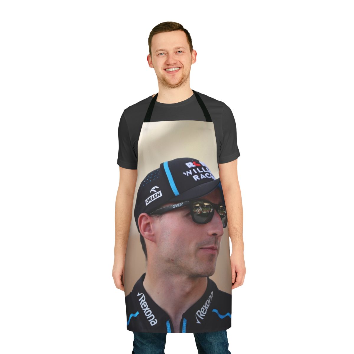 Robert Kubica inspired racing apron with motorsport design