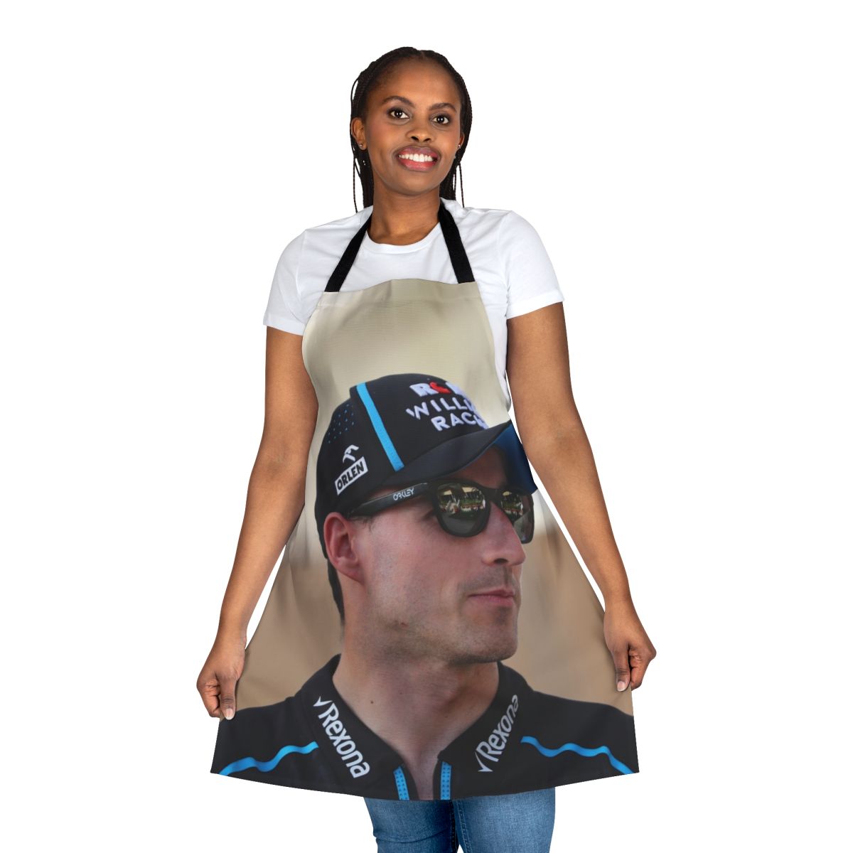 Robert Kubica inspired racing apron with motorsport design