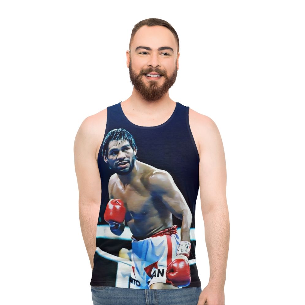 Roberto Duran "Hands of Stone" Unisex Boxing Tank Top