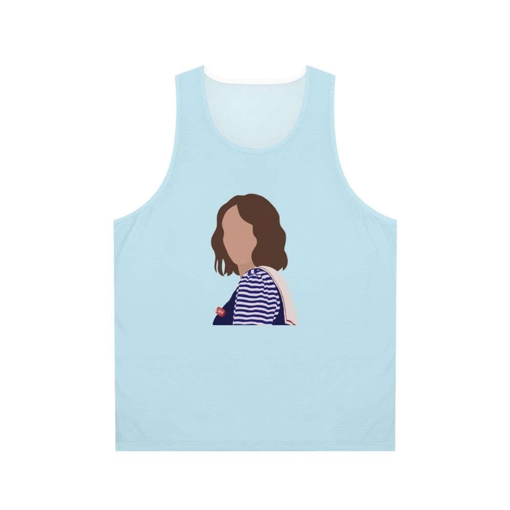 Robin Buckley from Stranger Things on a unisex tank top
