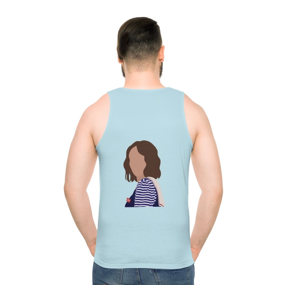Robin Buckley from Stranger Things on a unisex tank top