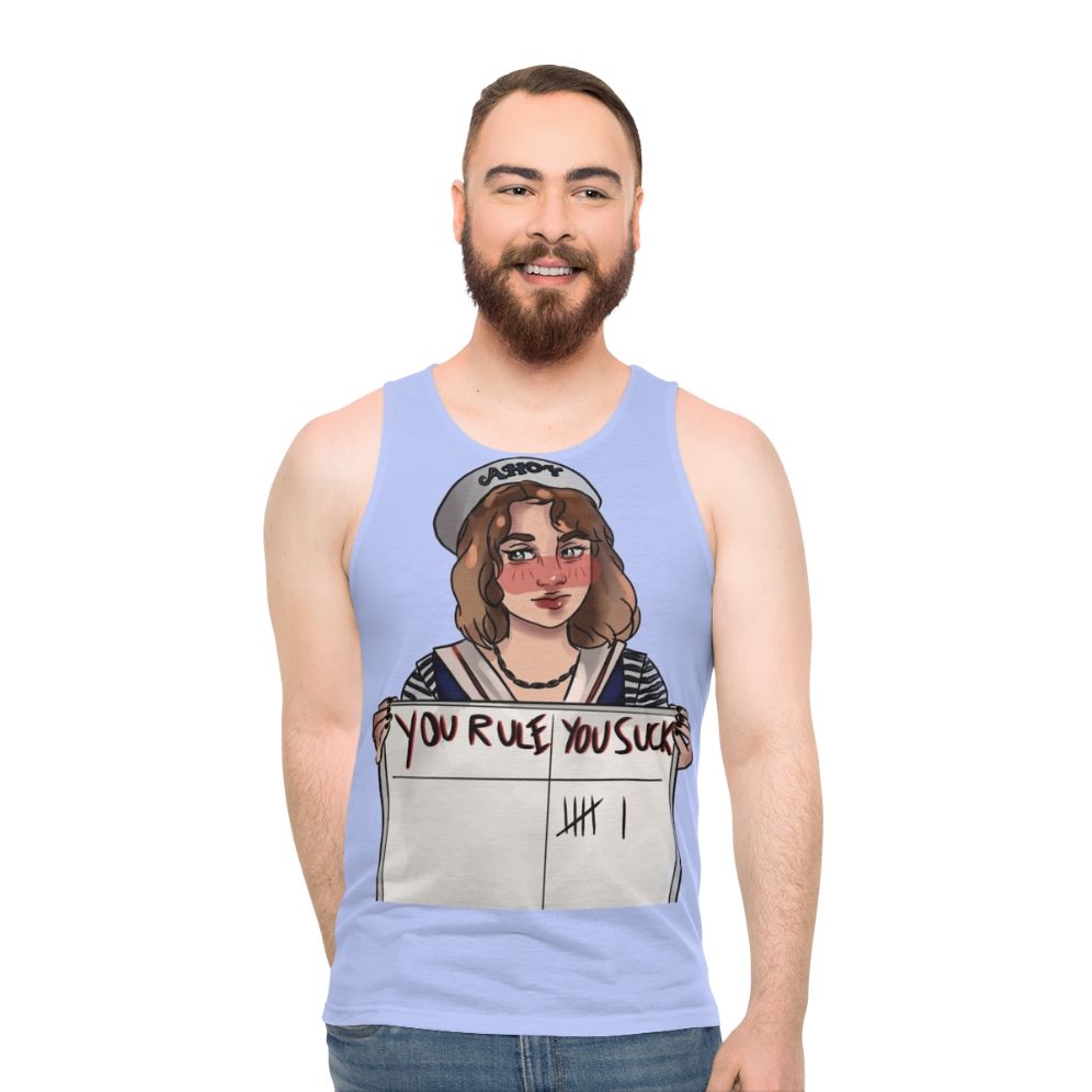 Robin from Stranger Things Unisex Tank Top