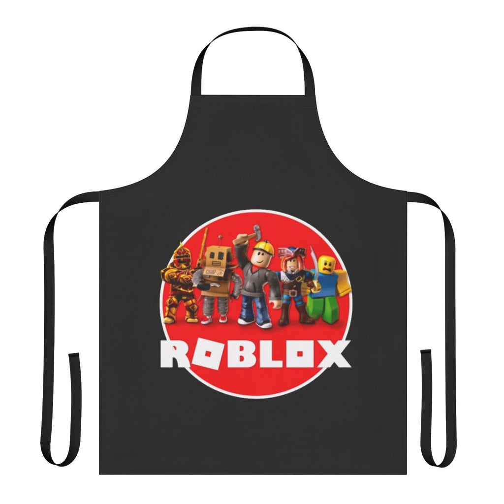 Roblox-Inspired Gaming Apron with Iconic Logo