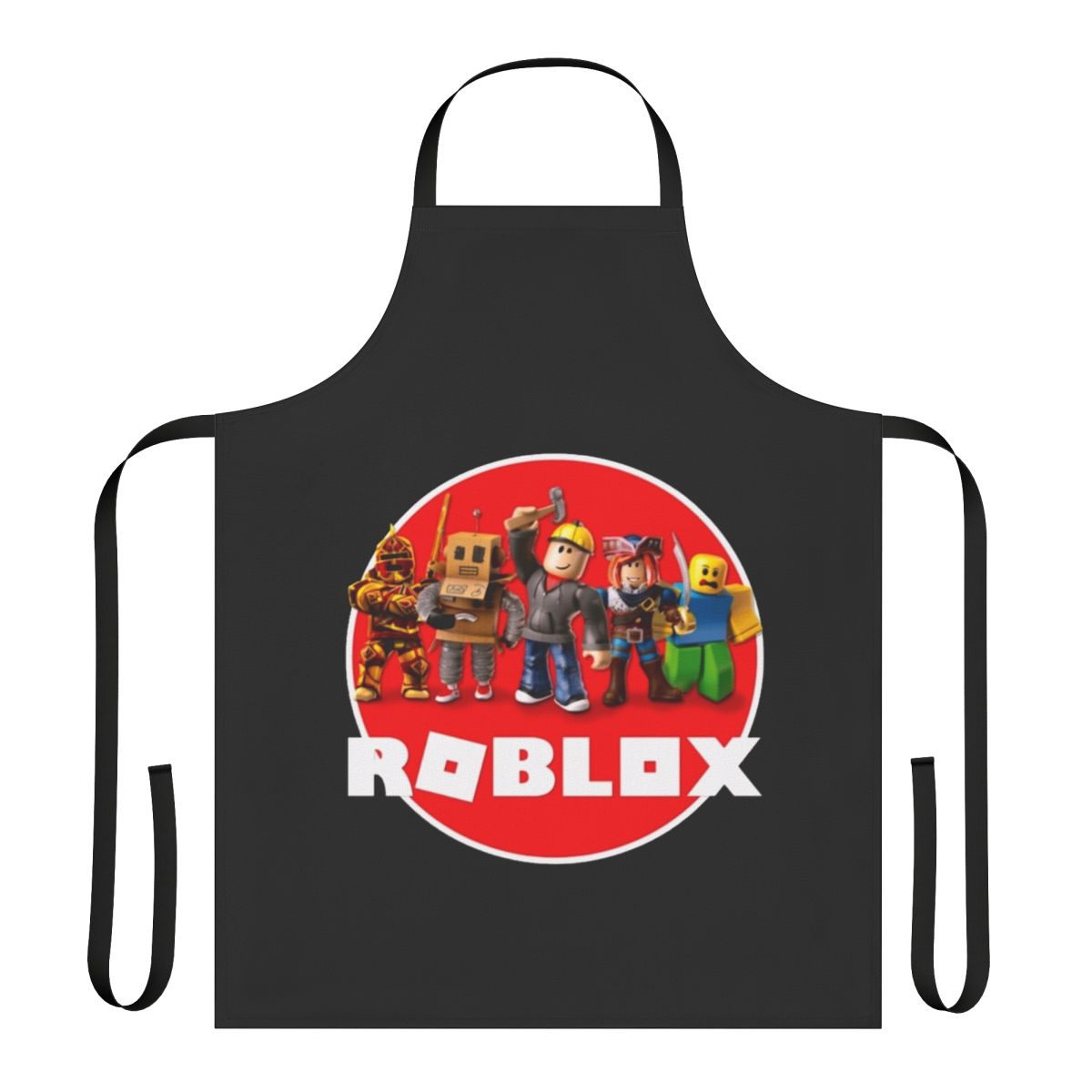 Roblox-Inspired Gaming Apron with Iconic Logo