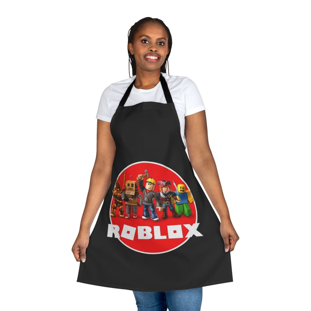 Roblox-Inspired Gaming Apron with Iconic Logo