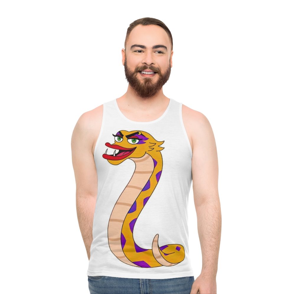 Big Mouth Rochelle the Hate Worm Unisex Tank Top