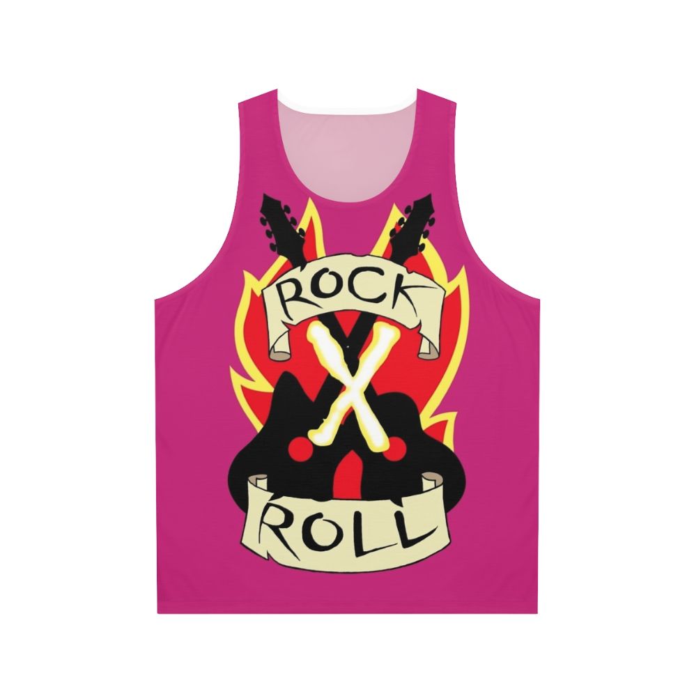 Unisex Rock and Roll Crop Top