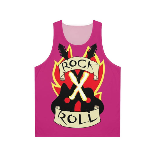 Unisex Rock and Roll Crop Top