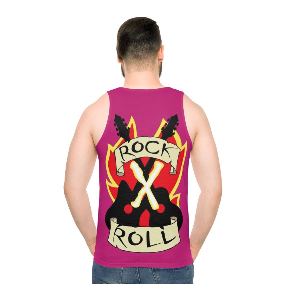 Unisex Rock and Roll Crop Top