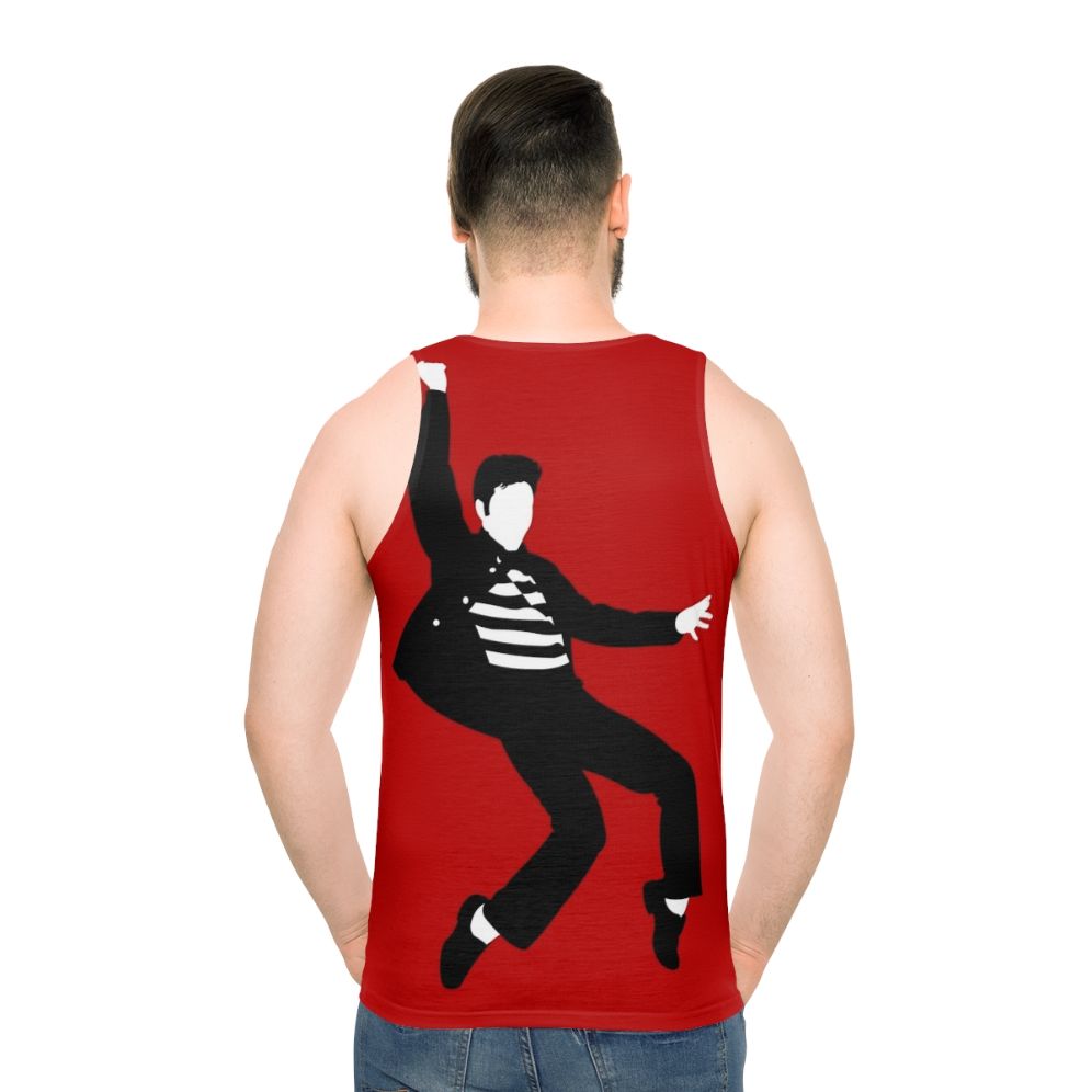 Rock and Roll King's Jailhouse Minimalist Art Unisex Tank Top