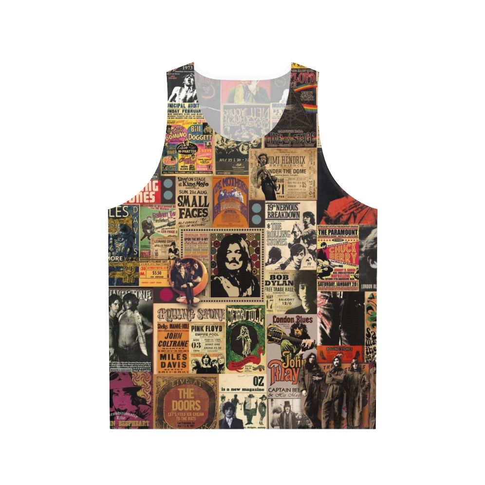 Unisex rock and roll music legends tank top