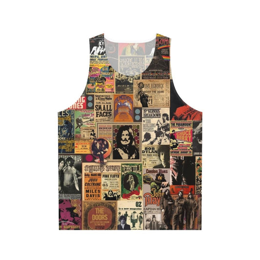 Unisex rock and roll music legends tank top