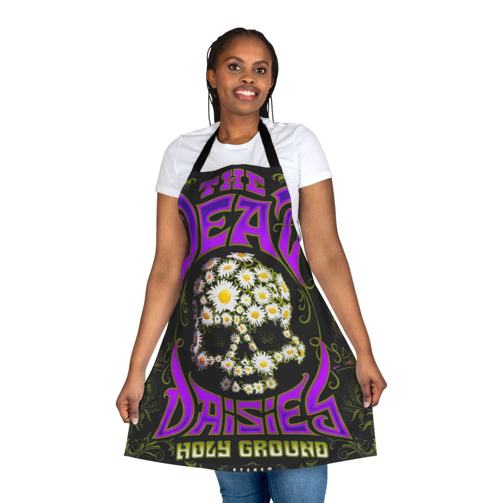 Rock band inspired apron for music fans and stage crew