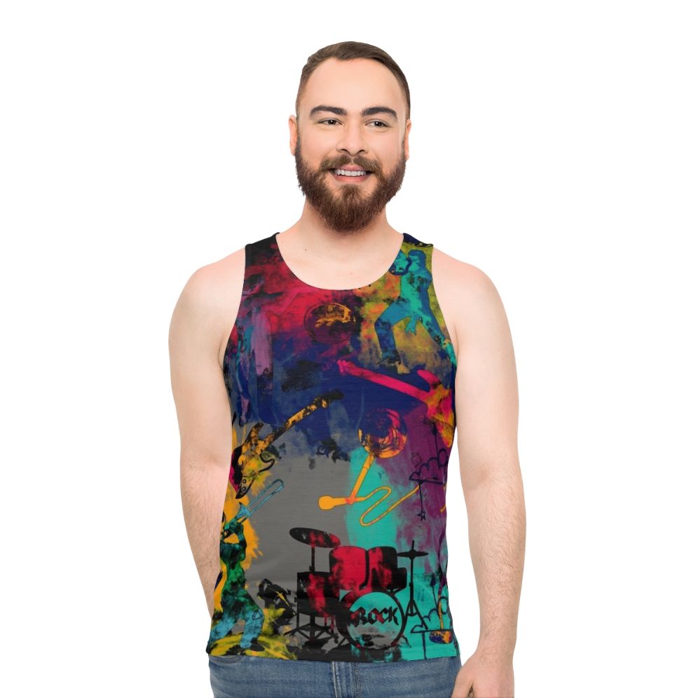 Rock band unisex tank top