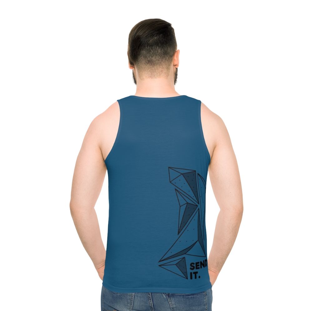 Rock climbing unisex tank top