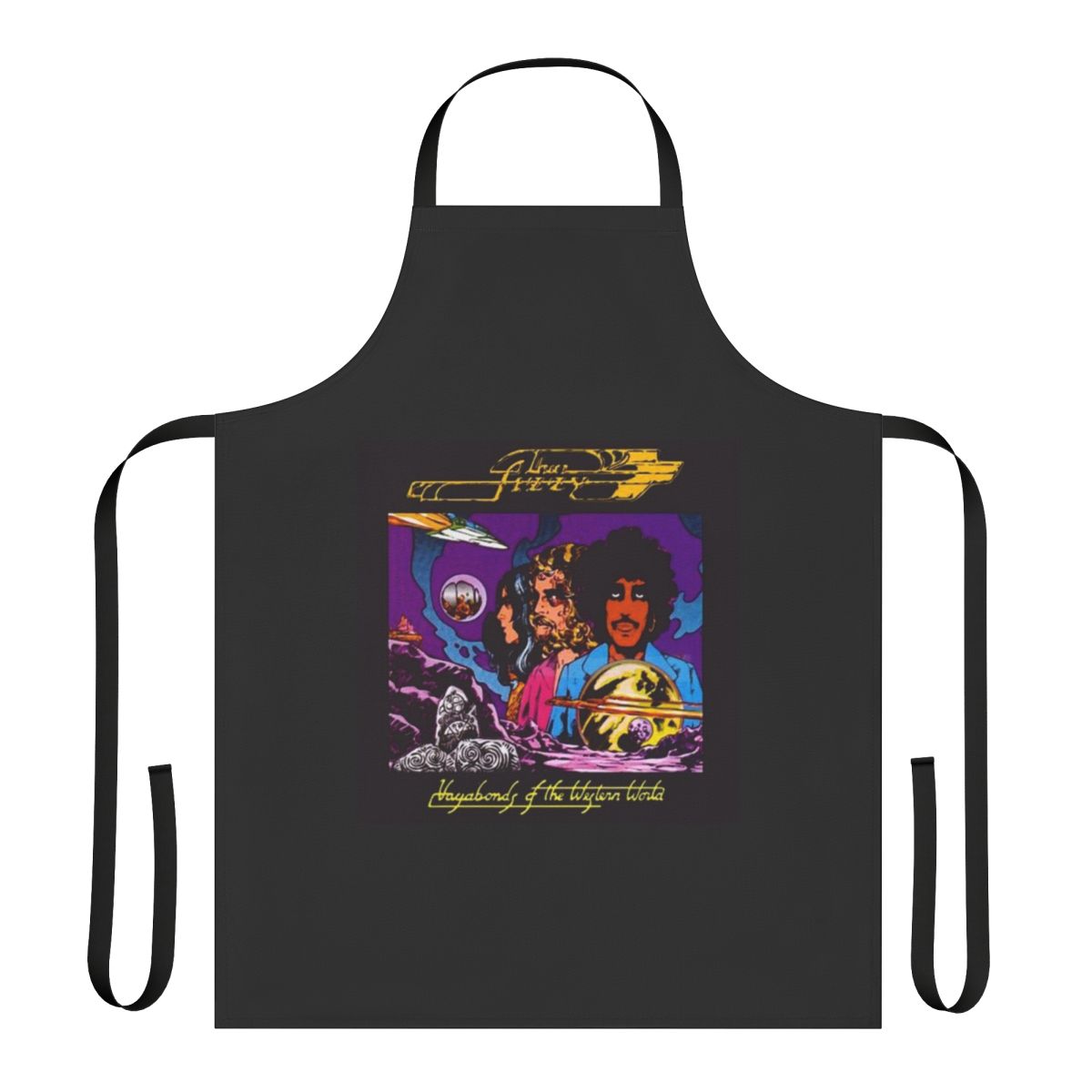 Thin Lizzy inspired apron with band logo and album artwork