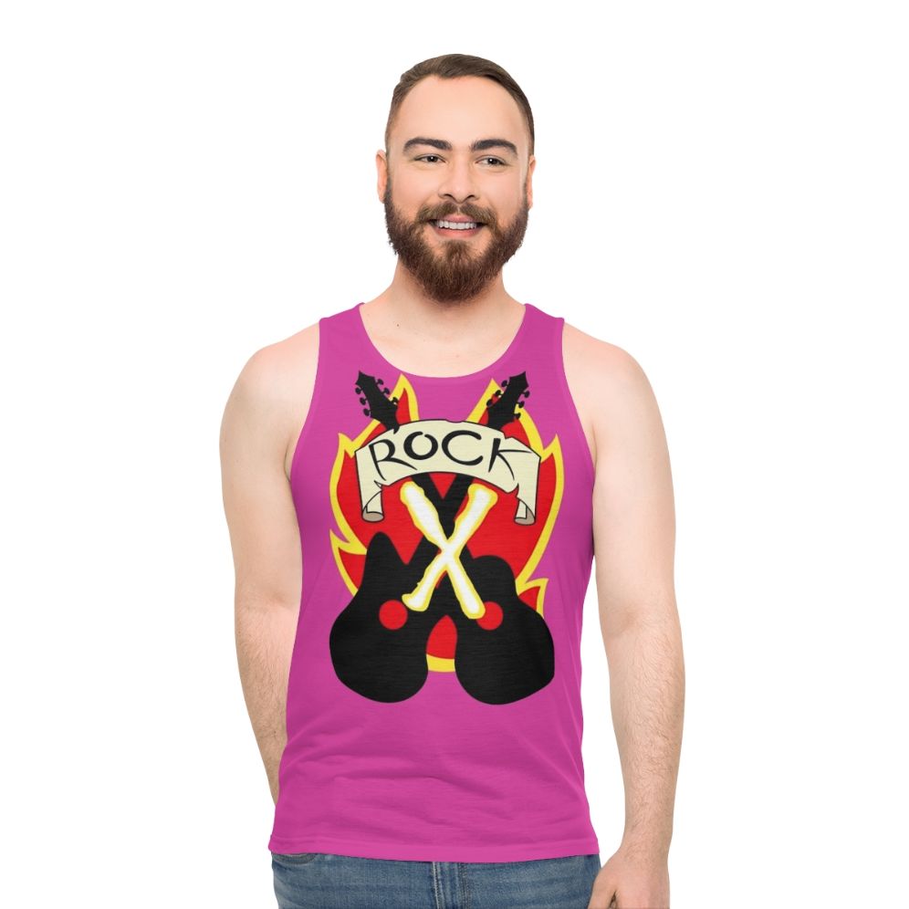 Rock X Roll Unisex Cosplay Crop Top