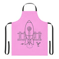 Blast Off Apron with Rocket Ship Design