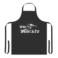 Stylish snooker and pool apron featuring a rocket design