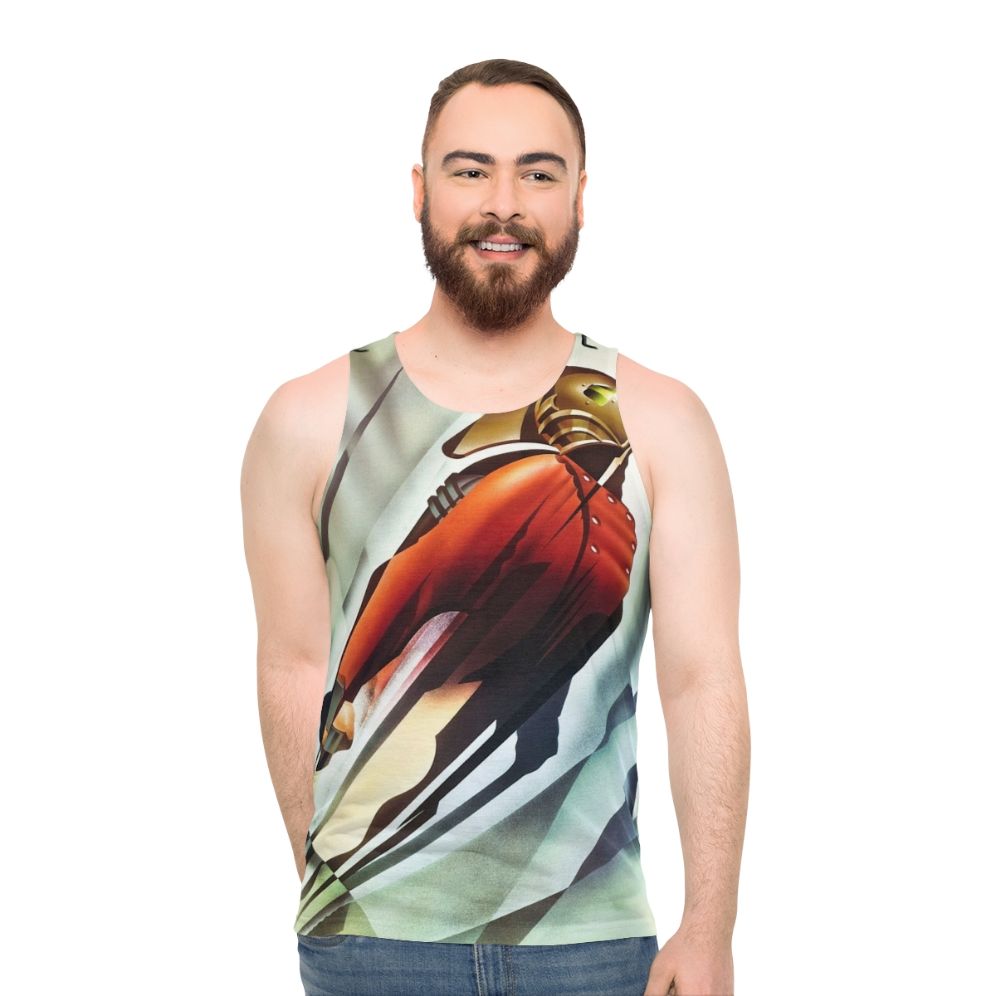 Rocketeer superhero 90s movie unisex tank top