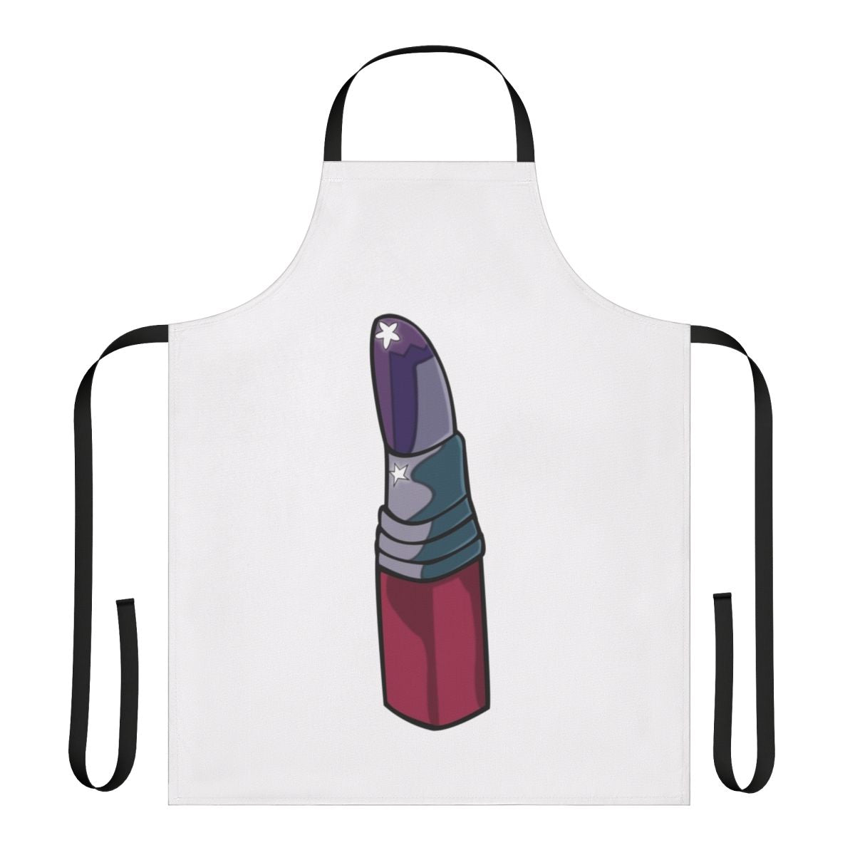 Rocketman Inspired Lip Print Apron for Fans of Elton John and the Movie