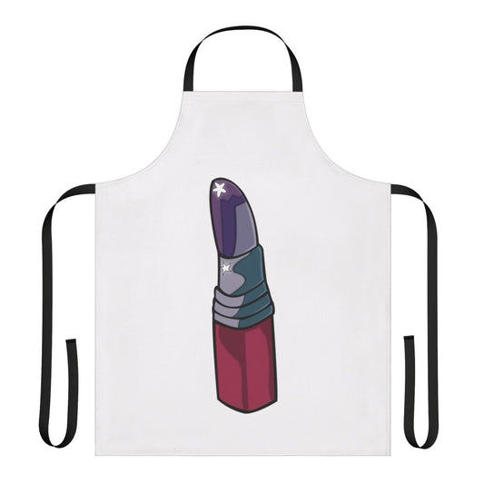 Rocketman Inspired Lip Print Apron for Fans of Elton John and the Movie