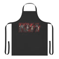 Apron featuring artistic design inspired by the legendary rock band KISS