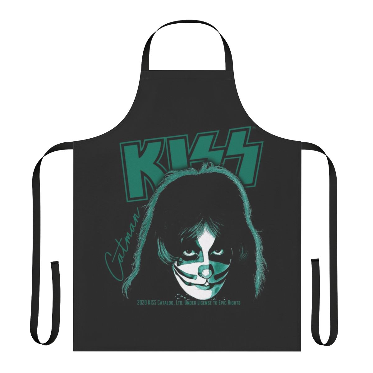 Rock band Kiss themed apron for music lovers