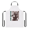 A stylish apron featuring the text "The Meat Soldiers" in a classic rock-inspired design.
