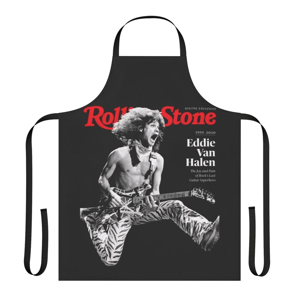 Fashionable rock-themed apron for music lovers and kitchen enthusiasts